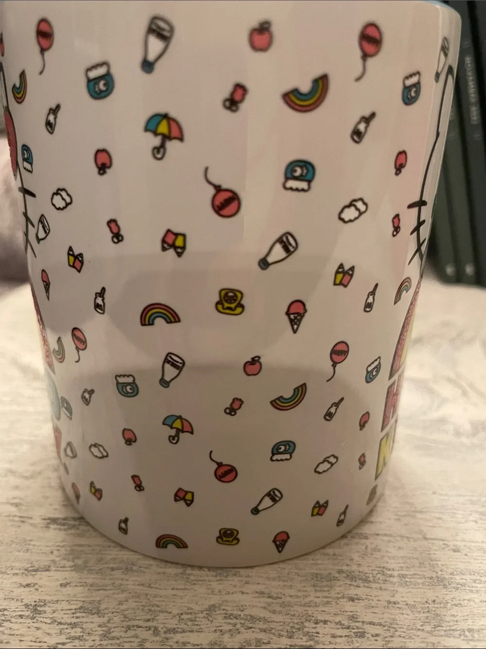 Sanrio Glitter Hello Kitty Rainbow Mug